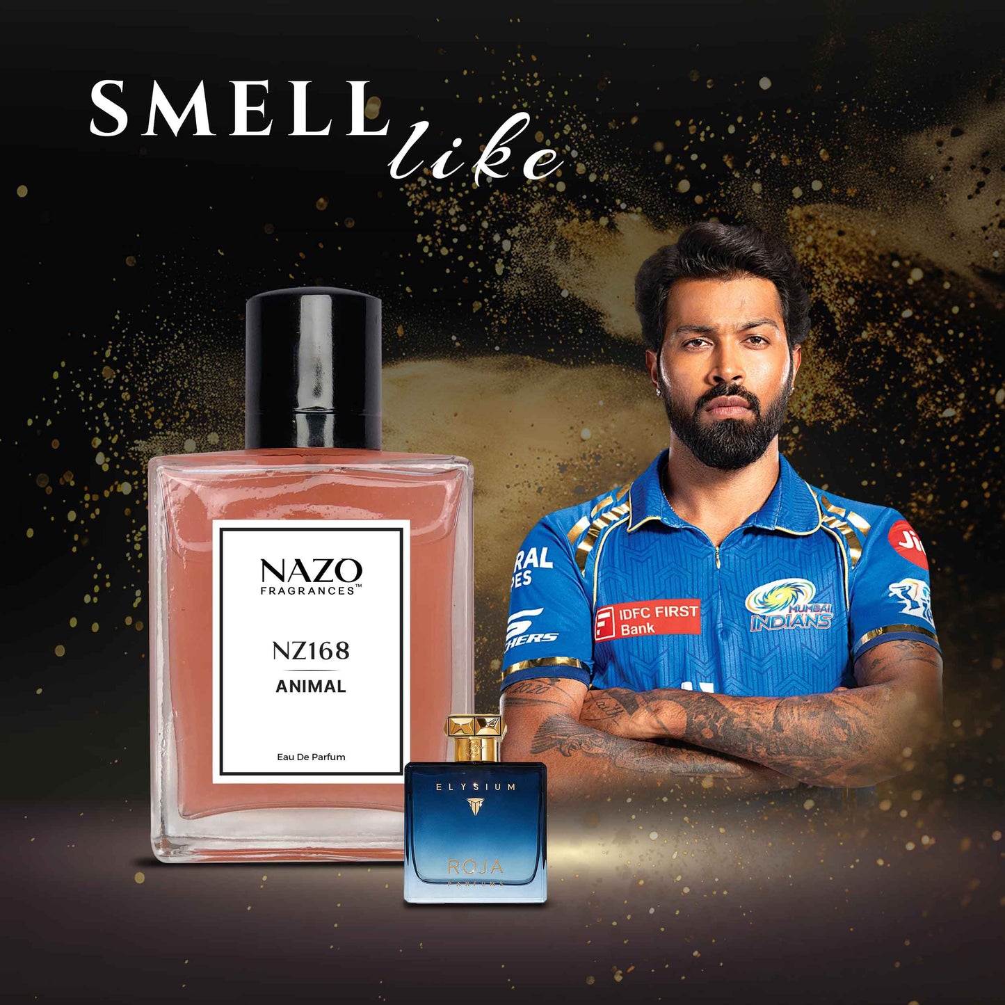 NZ168 - ANIMAL | Hardik Pandya Perfume | Inspiration : Roja Elysium