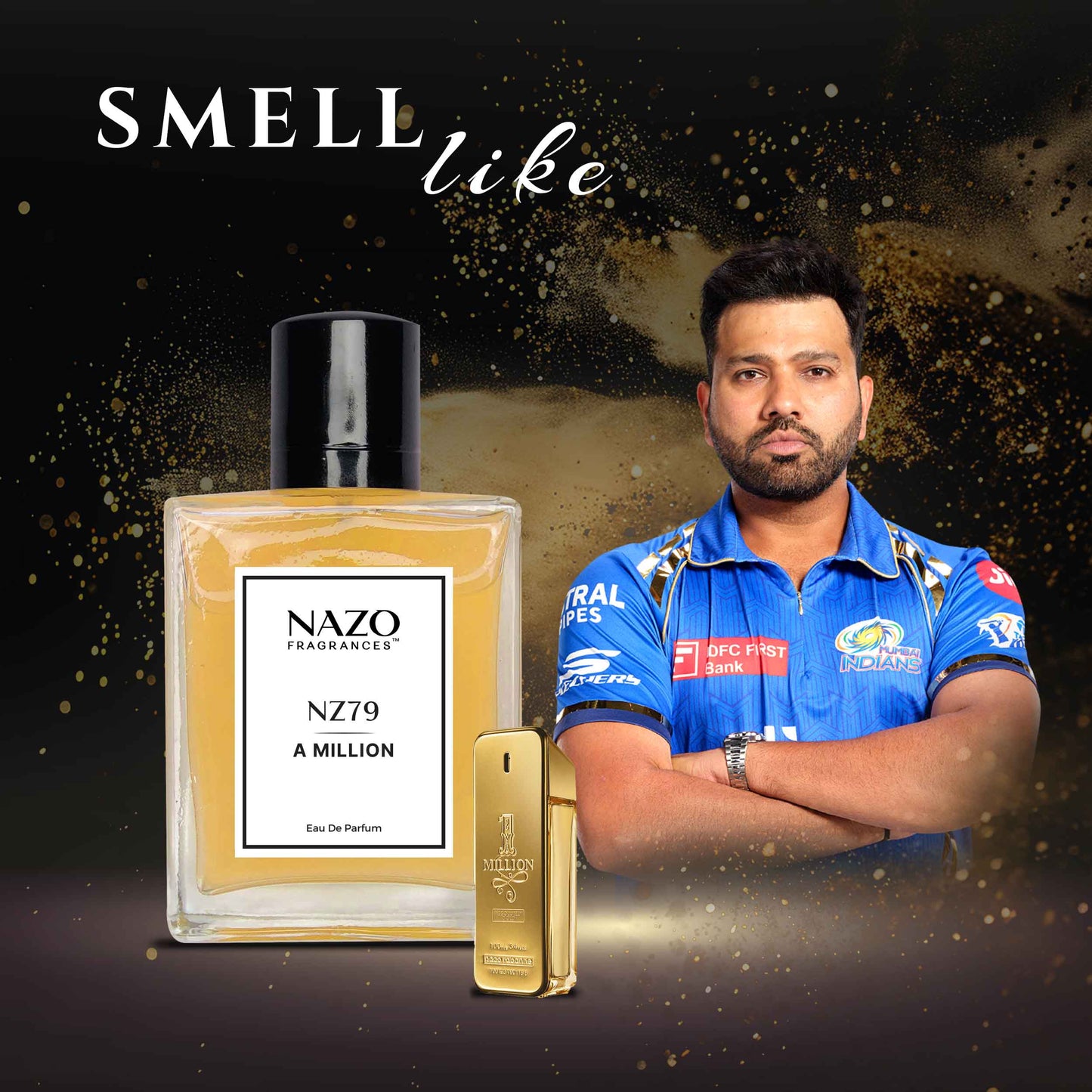 NZ79 - A MILLION | Rohit Sharma Perfume | Inspiration : Paco Rabbane One Million