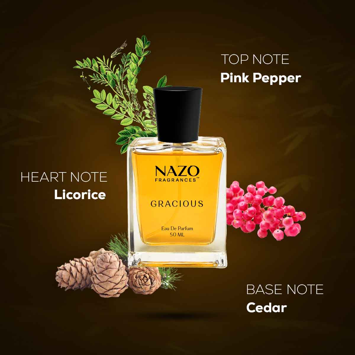 NAZO's Gracious Perfume For Men and Women